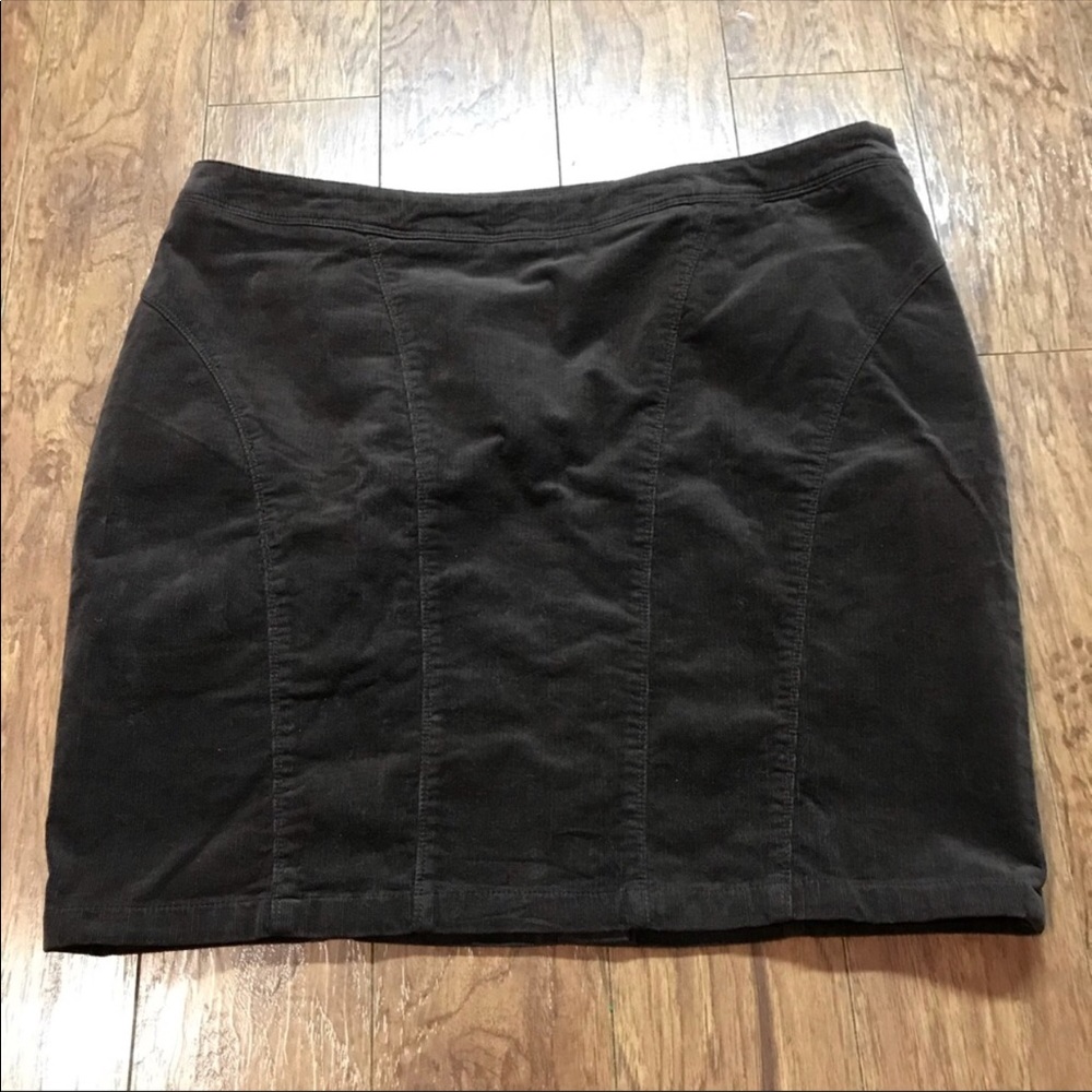Lane Bryant Corduroy Mini Skirt Size 18 NWT